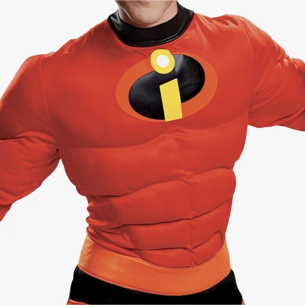 The Incredibles 2 Mr. Incredible Classic Muscle Adult Costume Size XXL 2XL - Picture 3 of 16